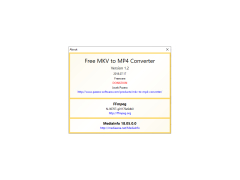 Free MKV to MP4 Converter - about-application