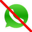 Block WhatsApp logo