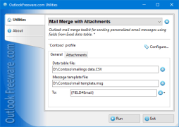 Mail Merge with Attachments screenshot 1