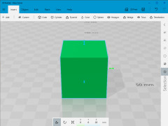 3D Builder - cube-object