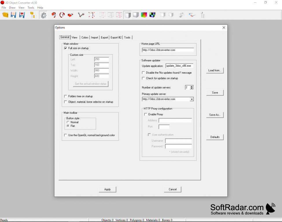 3d object converter 6.50 file formats