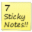 7 Sticky Notes logo