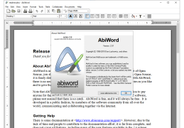 AbiWord - about-application