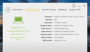 Acer Care Center - Screenshot 2