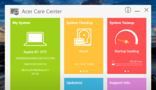 Acer Care Center - Screenshot 1