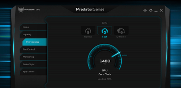 Acer PredatorSense - Screenshot 1