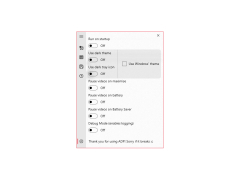 Active Desktop Plus - settings-menu