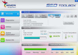 ADATA SSD ToolBox - Screenshot 1