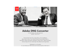 Adobe DNG Converter - about