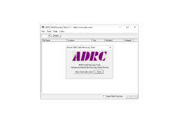 ADRC Data Recovery Tools - about-application