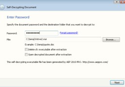 Advanced Encryption Package - Screenshot 1