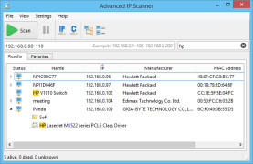 Advanced IP scanner screenshot 1