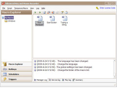 Advanced Key and Mouse Recorder screenshot 1