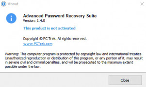 Advanced Password Recovery Suite screenshot 2