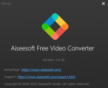 Aiseesoft Free Video Converter screenshot 2