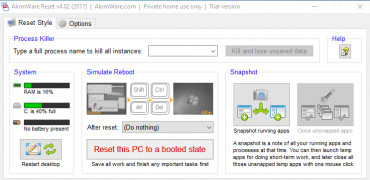 AlomWare Reset screenshot 3