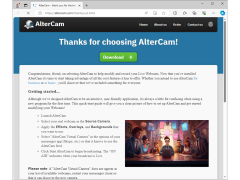 AlterCam - website