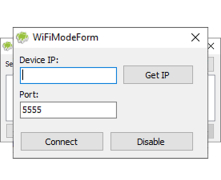 Android Commander - wifi-mode