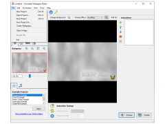 Animated Wallpaper Maker - file-menu