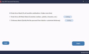 Any PDF Password Recovery - Screenshot 3