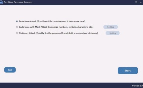 Any Word Password Recovery - Screenshot 3