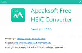 Apeaksoft Free HEIC Converter screenshot 2