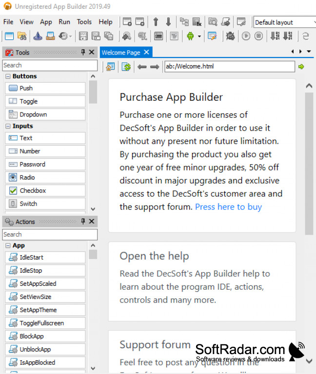 apps builder software download