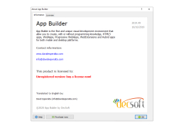 App Builder - about-application