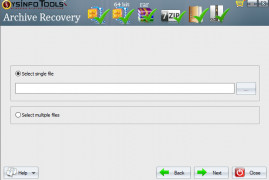 Archive Recovery screenshot 1