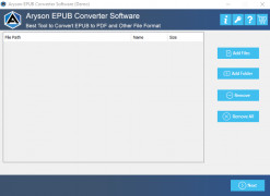 Aryson EPUB Converter screenshot 1