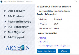 Aryson EPUB Converter screenshot 3