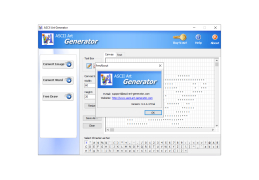 ASCII Art Generator - about-application