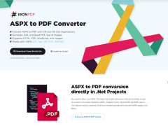 ASPX to PDF Converter screenshot 1
