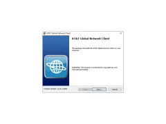 AT&T Global Network Client - welcome-screen-setup