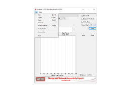 ATTO Disk Benchmark - file-menu