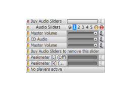 Audio Sliders - main-screen