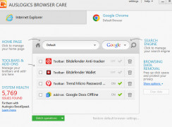 Auslogics Browser Care screenshot 1