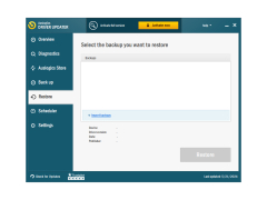 Auslogics Driver Updater - restore