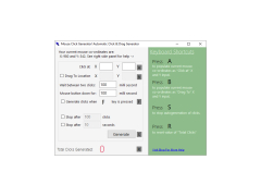 Auto Mouse Click Generator (formerly Clicker! Click & Drag Generator) - main-screen