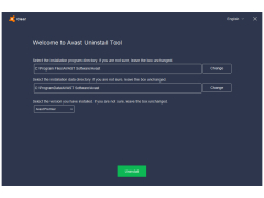 Avast Clear (Avast Uninstall Utility) - main-screen