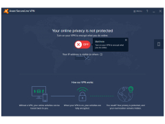 Avast SecureLine VPN - main-screen