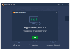 Avast SecureLine VPN - welcome-screen