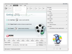 AVI DivX to DVD SVCD VCD Converter - actions-menu