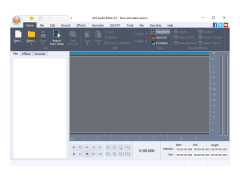 AVS Audio Editor - main-screen