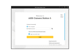 AXIS Camera Station - connect-to-server