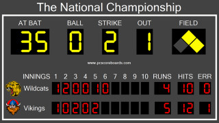 Baseball Scoreboard Pro screenshot 1