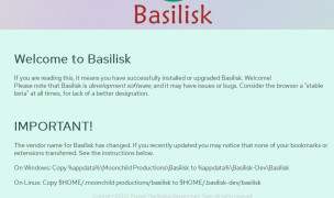 Basilisk screenshot 1