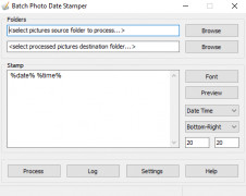 Batch Photo Date Stamper screenshot 1