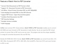 Batch Word to PDF Converter screenshot 3