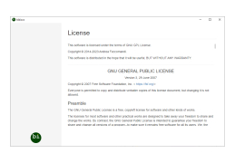 bibisco - license